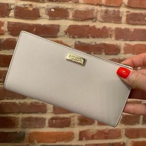 Beige Kate Spade Wallet